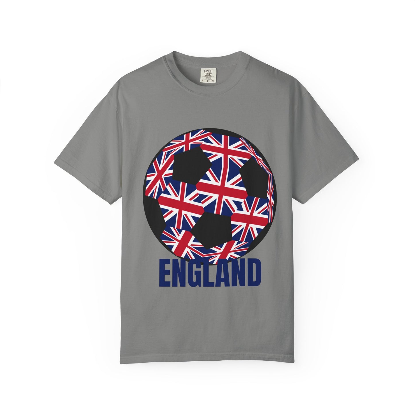 English Style Specialty Soccer Ball Design T Shirt