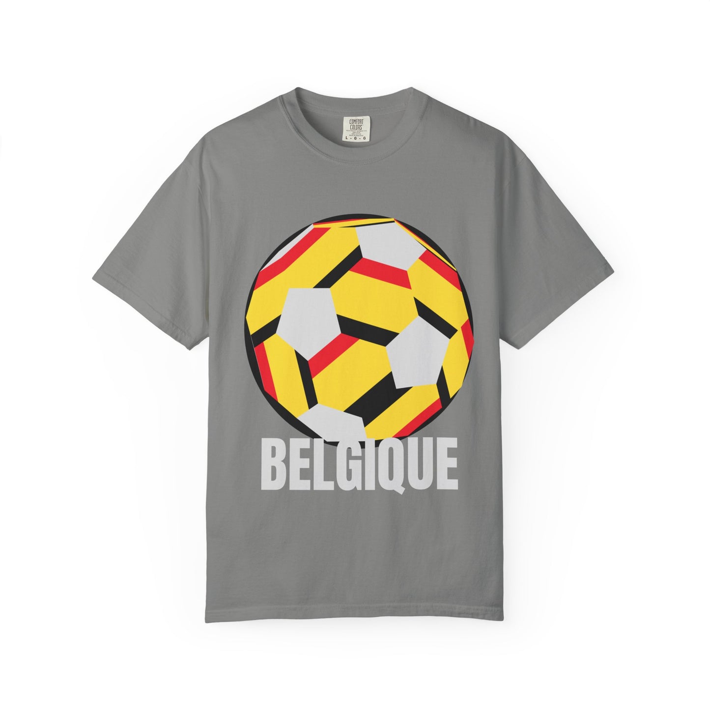 Belgique Fan Specialty Soccer Ball Design T Shirt