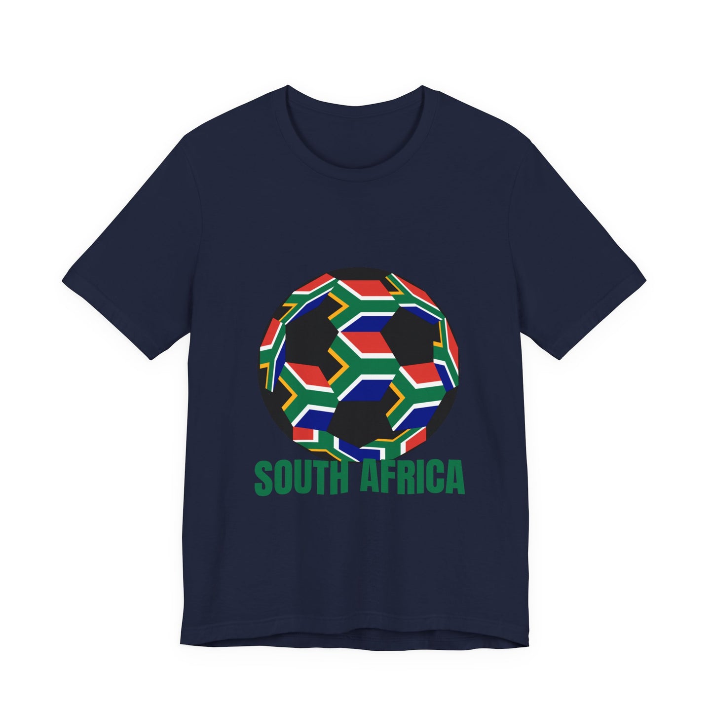 South Africa Fan Specialty Soccer Ball Design T Shirt