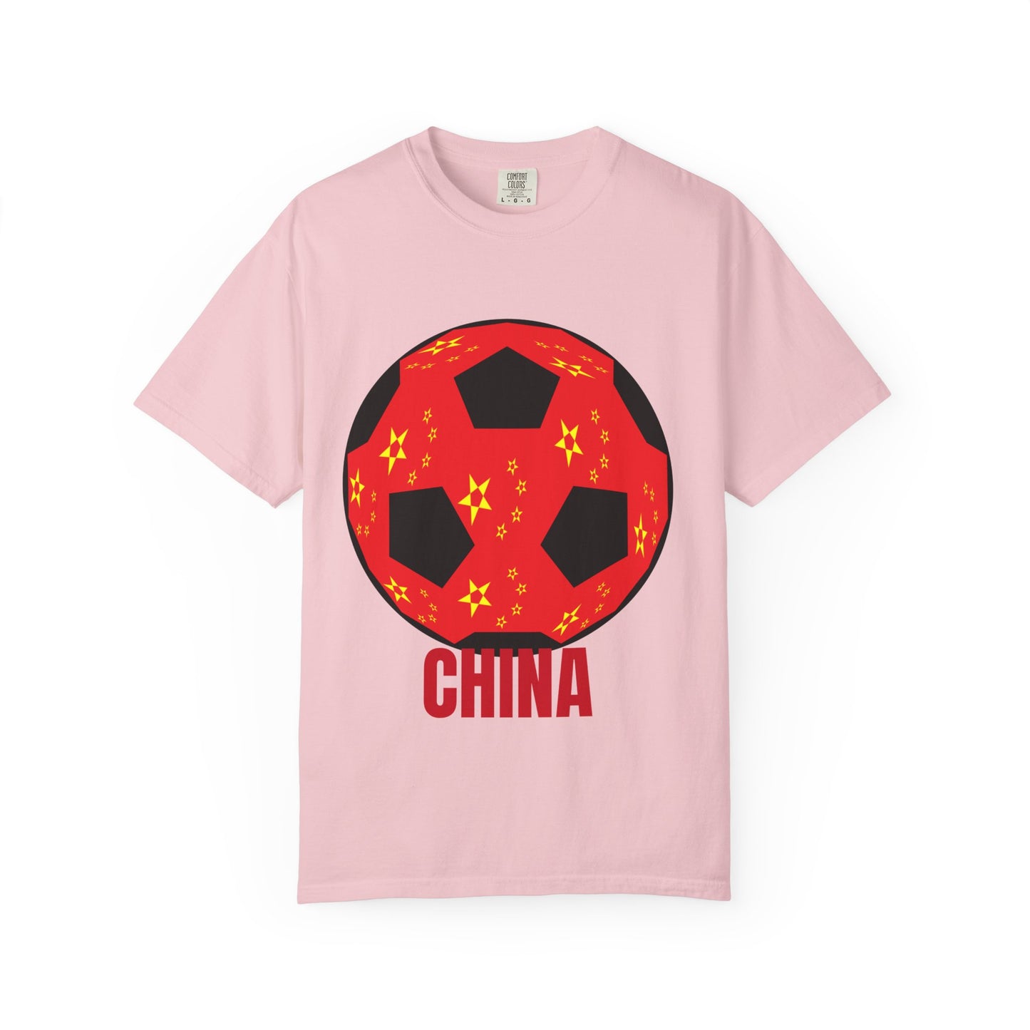China Fan Specialty Soccer Ball Design T Shirt