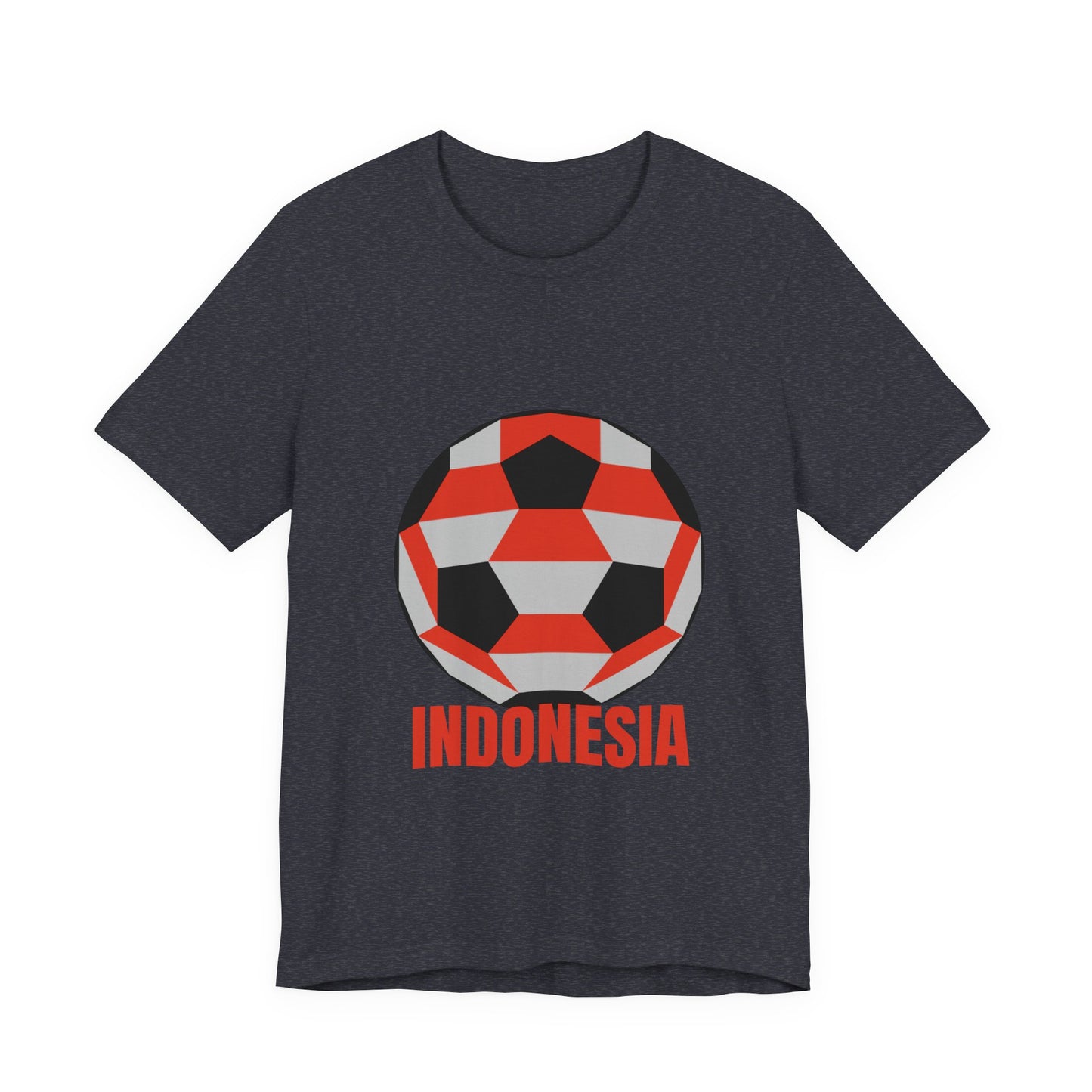 Indonesia Fan Specialty Soccer Ball Design T Shirt