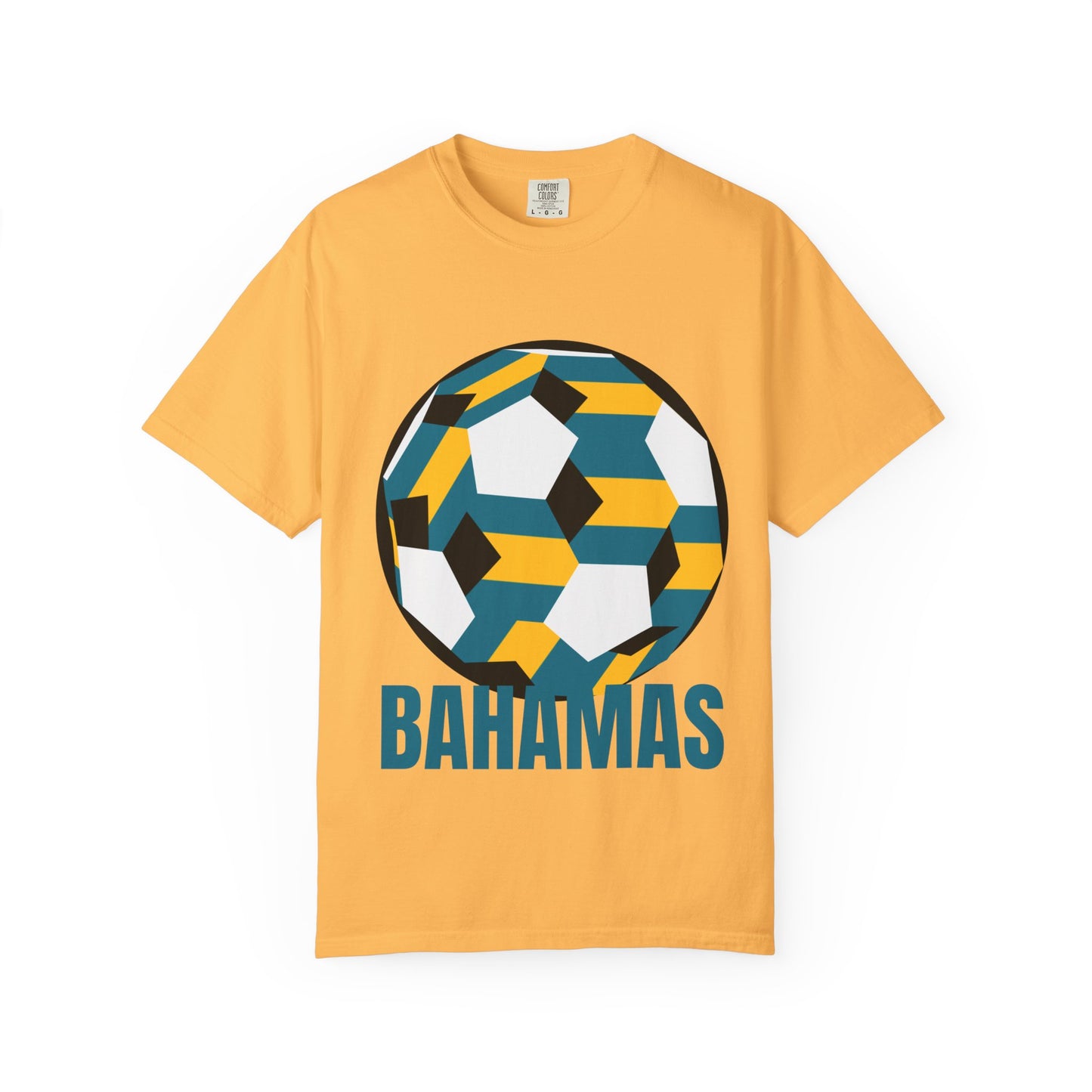 Bahamas Fan Specialty Soccer Ball Design T Shirt