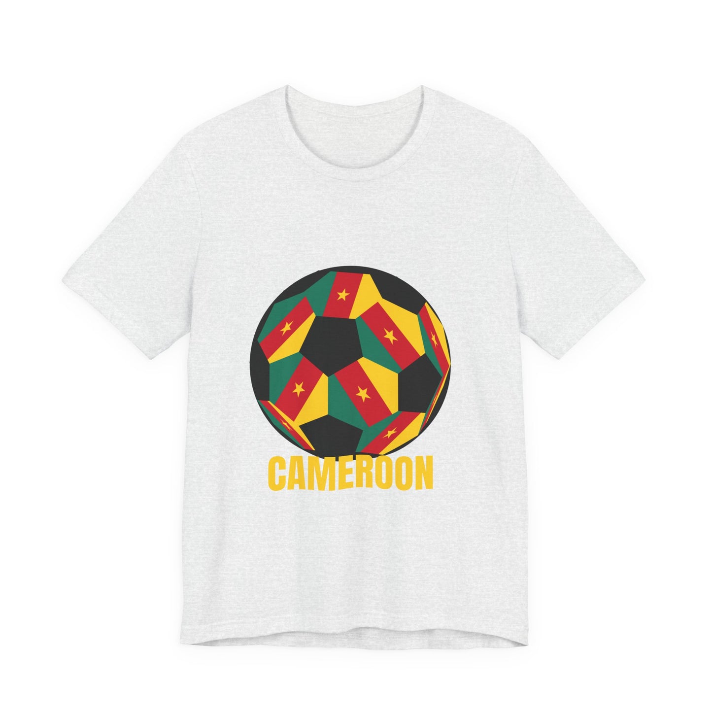 Cameroon Fan Specialty Soccer Ball Design T Shirt