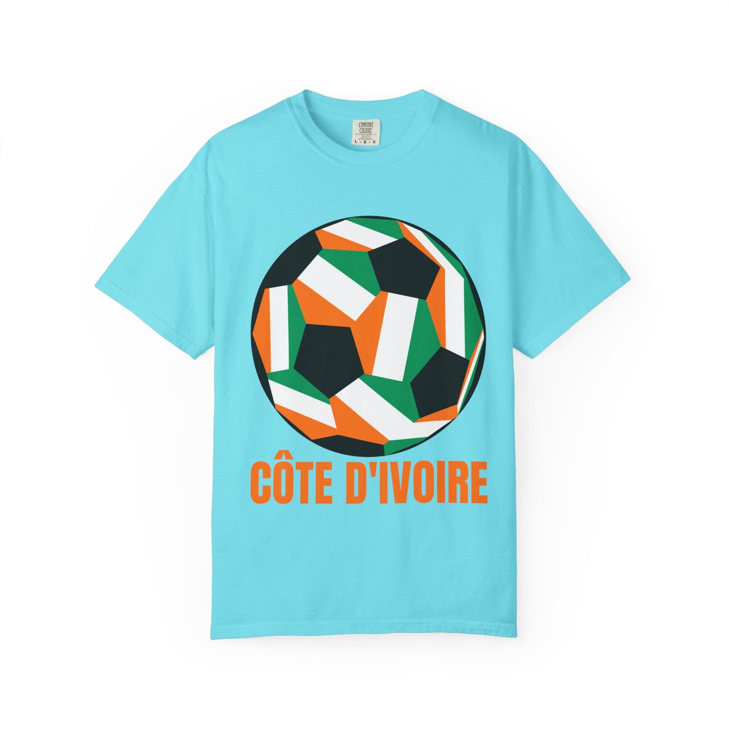 CÔTE D' IVOIRE Fan Specialty Soccer Ball Design T Shirt