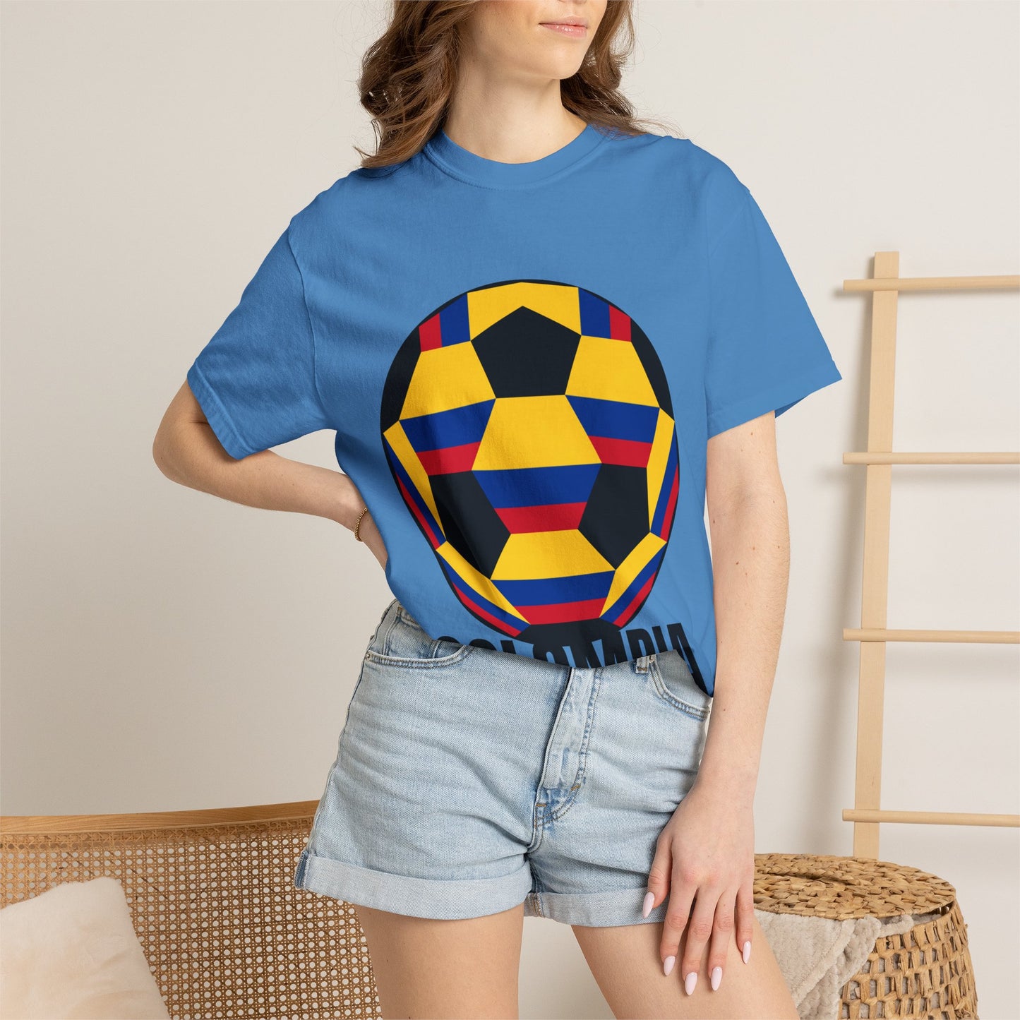 Columbia Fan Specialty Soccer Ball Design T Shirt