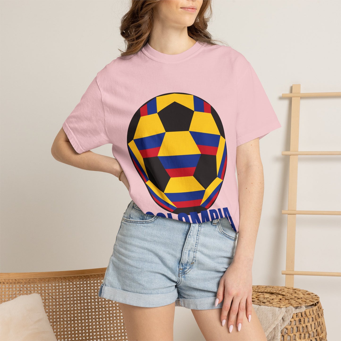 Columbia Fan Specialty Soccer Ball Design T Shirt