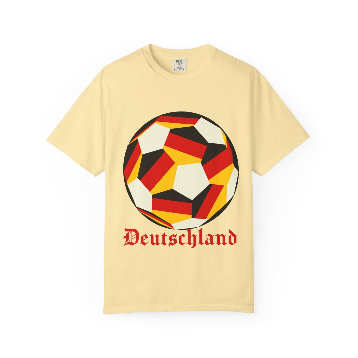 Deutschland Fan Specialty Soccer Ball Design T Shirt