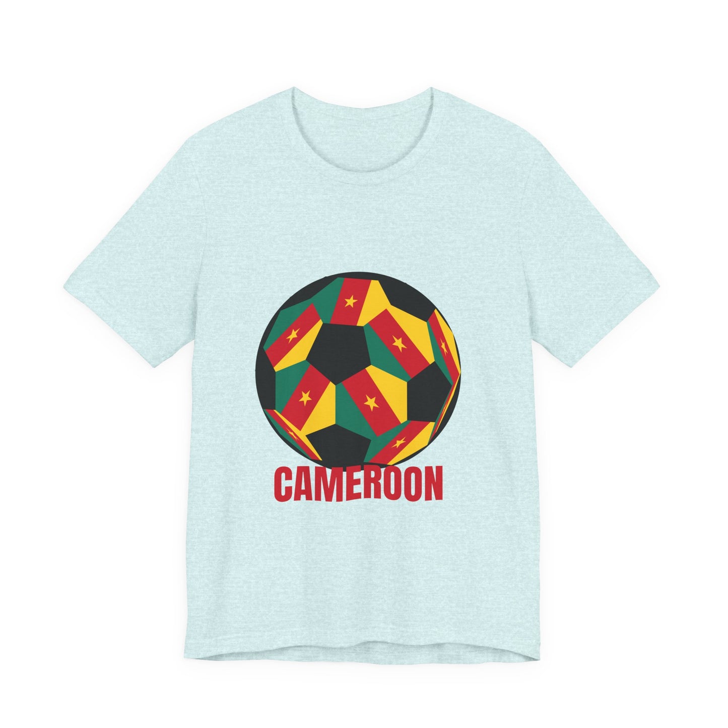 Cameroon Fan Specialty Soccer Ball Design T Shirt