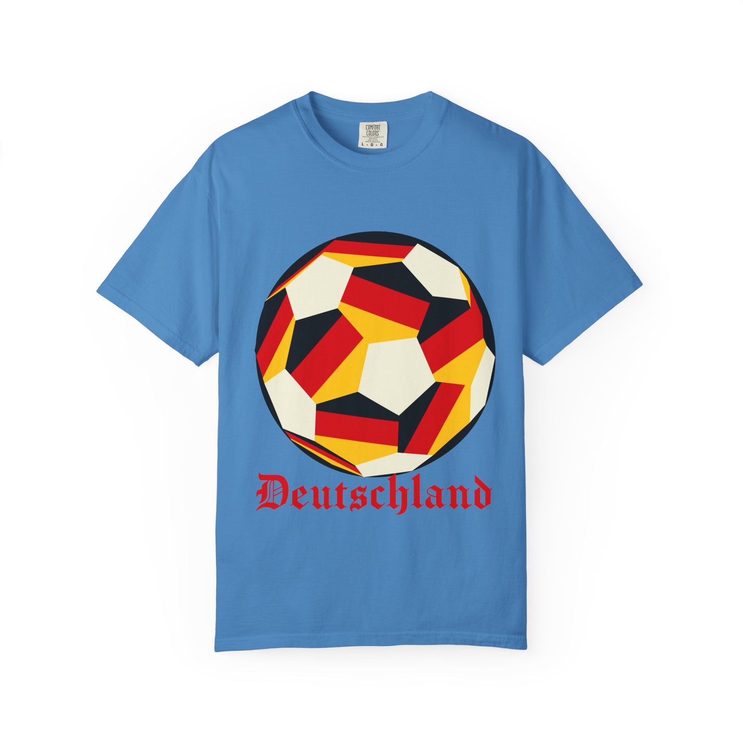 Deutschland Fan Specialty Soccer Ball Design T Shirt