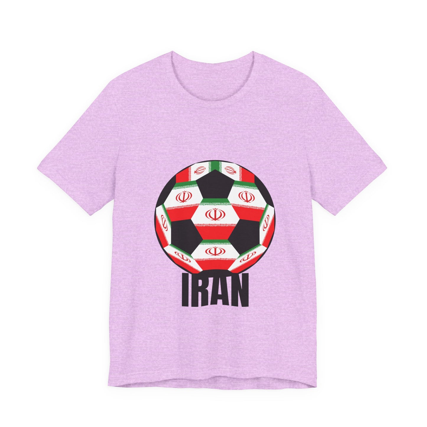Iran Fan Specialty Soccer Ball Design T Shirt