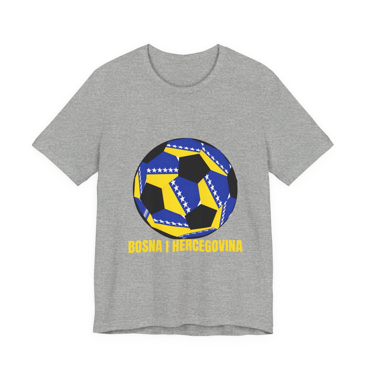 Bosnia Herzegovina Fan Specialty Soccer Ball Design T Shirt