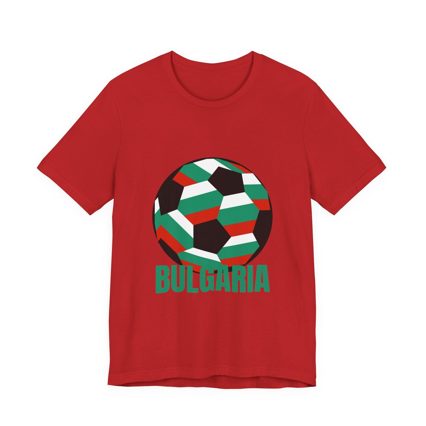 Bulgaria Fan Specialty Soccer Ball Design T Shirt