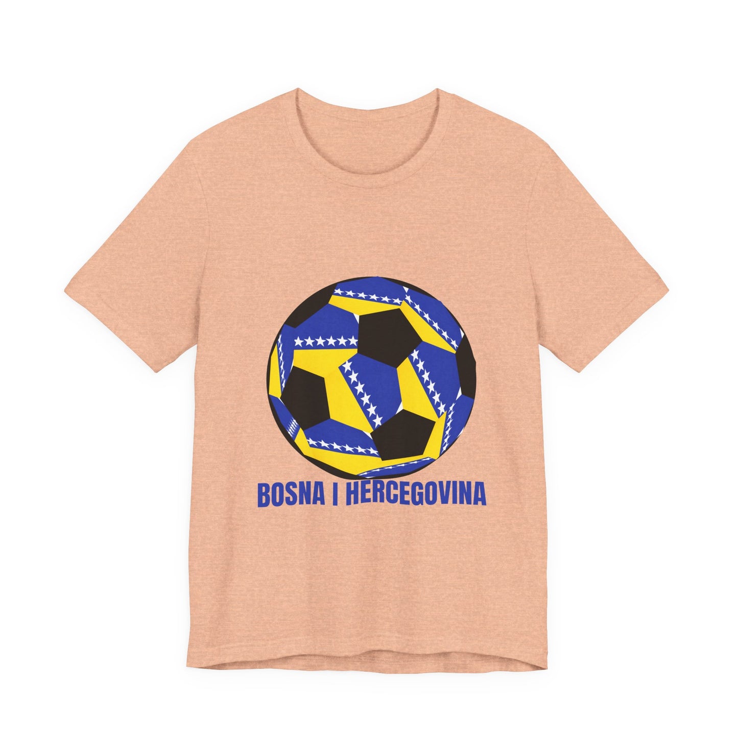 Bosnia Herzegovina Fan Specialty Soccer Ball Design T Shirt