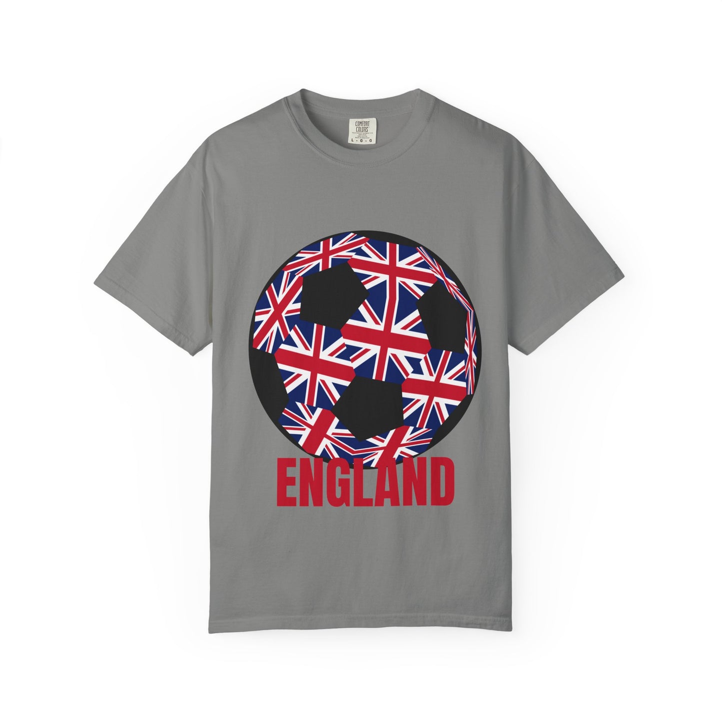 English Style Specialty Soccer Ball Design T Shirt