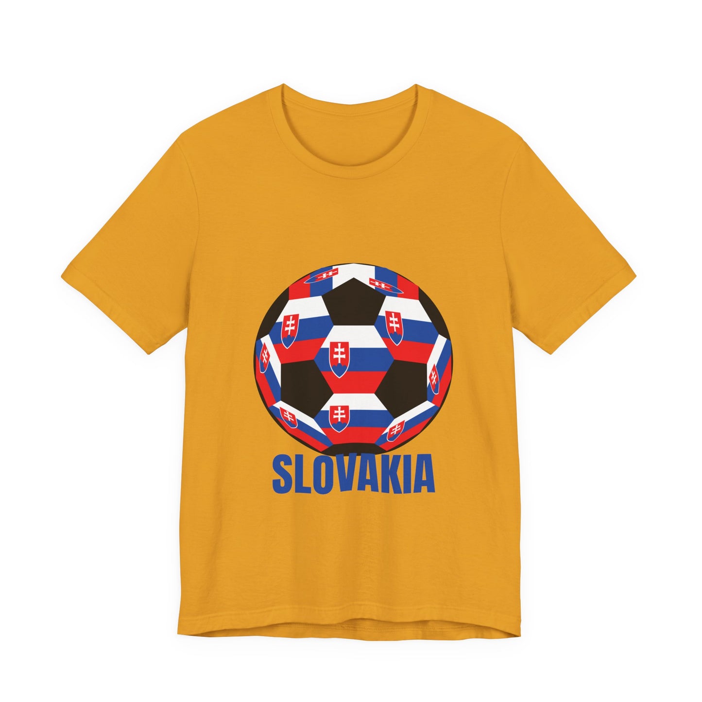 Slovakia Fan Specialty Soccer Ball Design T Shirt