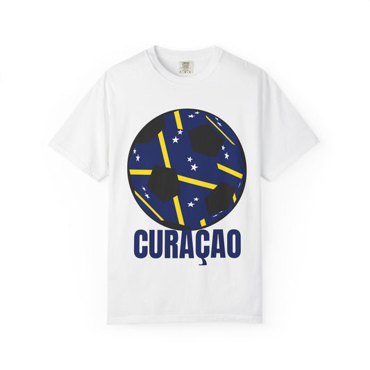 CURAÇAO Fan Specialty Soccer Ball Design T Shirt