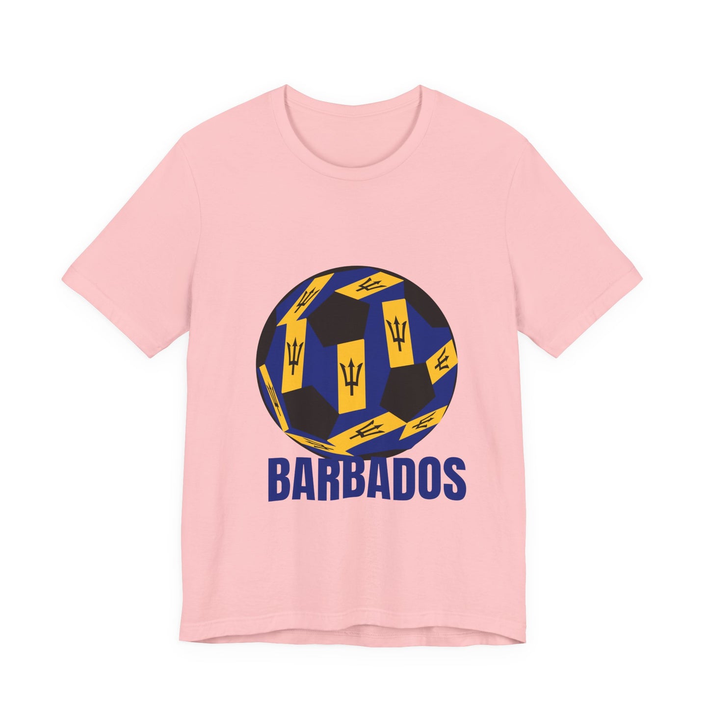 Barbados Fan Specialty Soccer Ball Design T Shirt