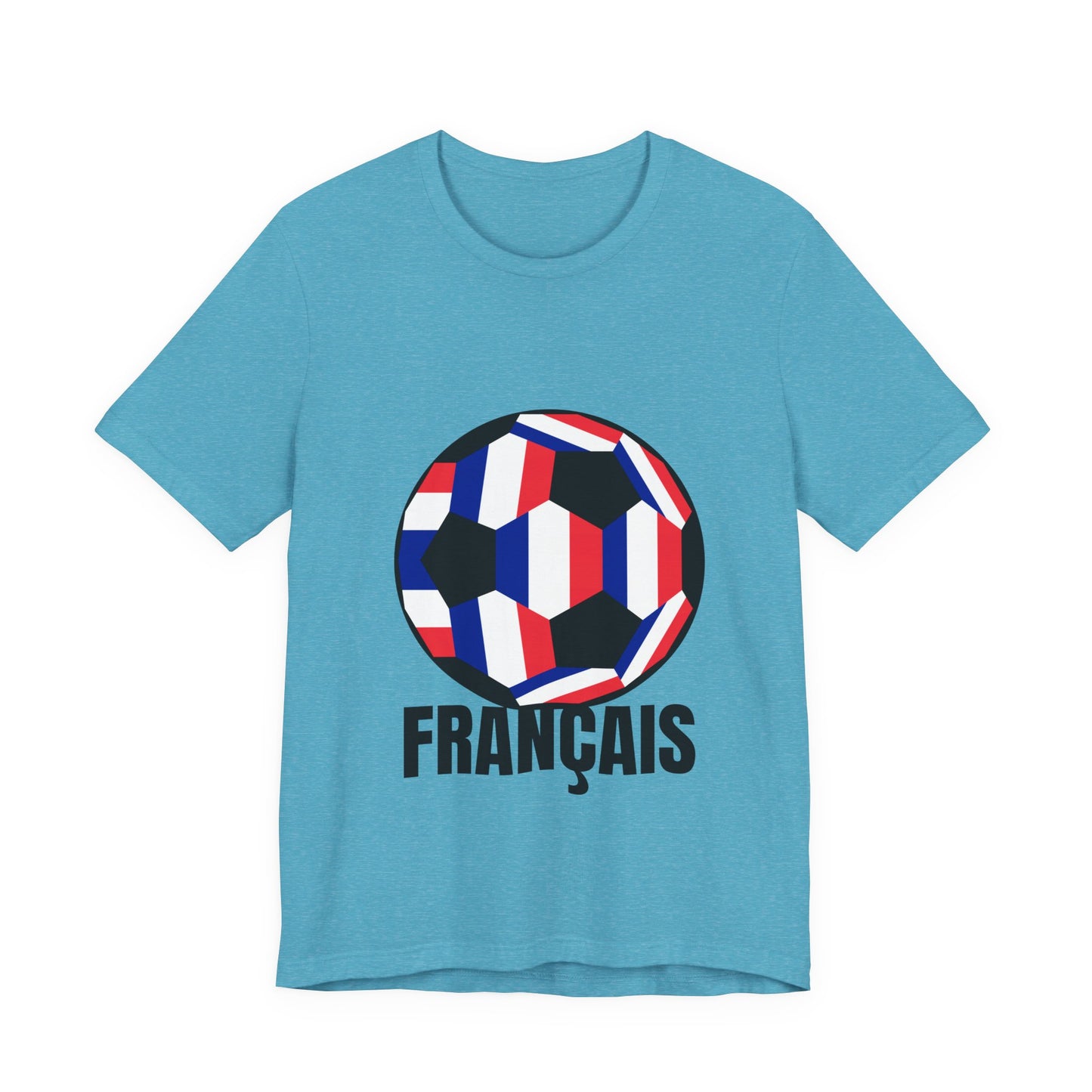 Francais Fan Specialty Soccer Ball Design T Shirt