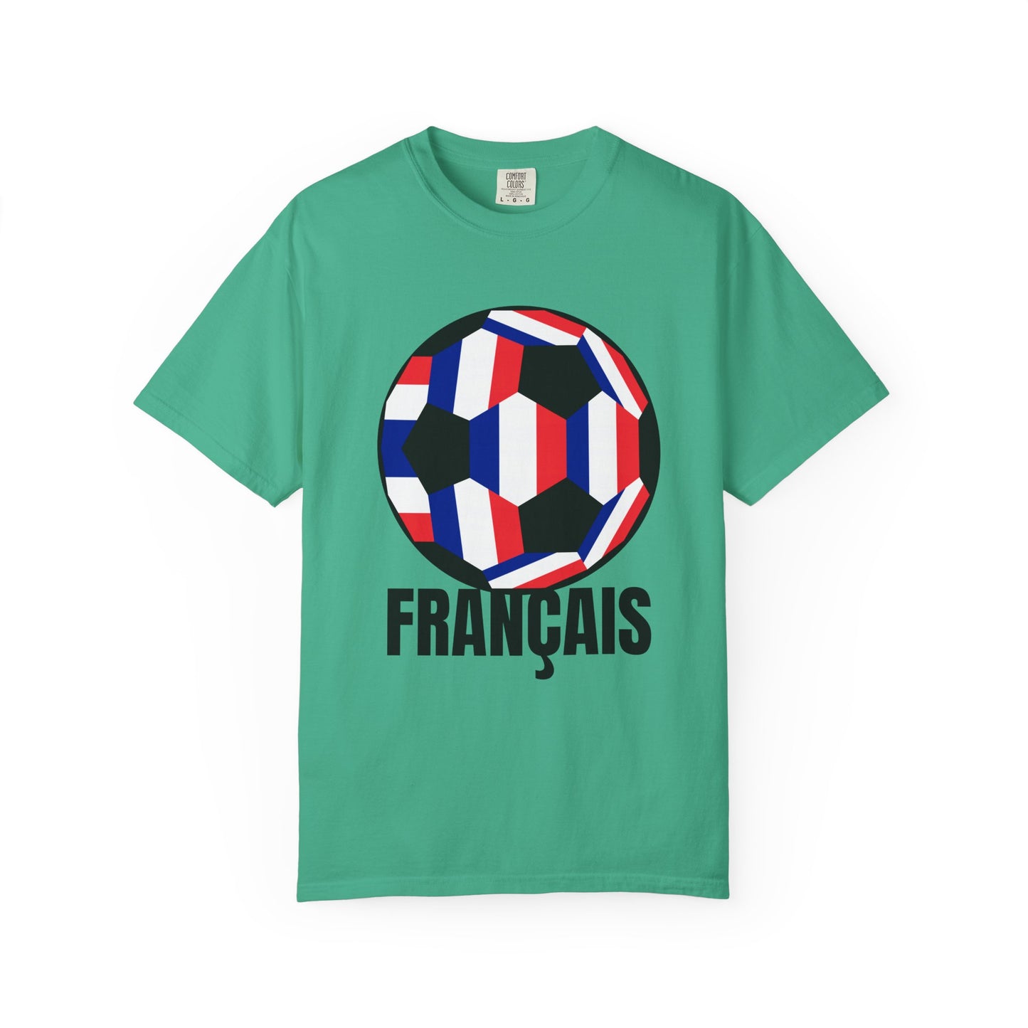 FRANÇAIS Fan Specialty Soccer Ball Design T Shirt