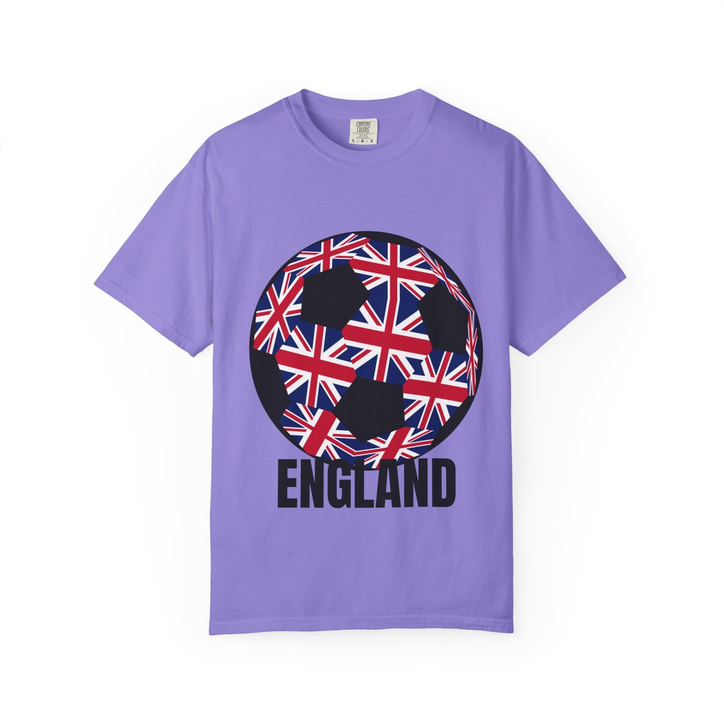 English Style Specialty Soccer Ball Design T Shirt