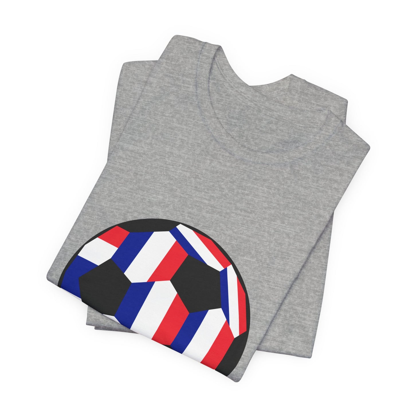 Francais Fan Specialty Soccer Ball Design T Shirt