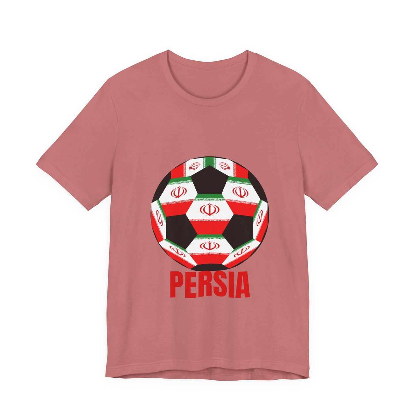 Persia Fan Specialty Soccer Ball Design T Shirt