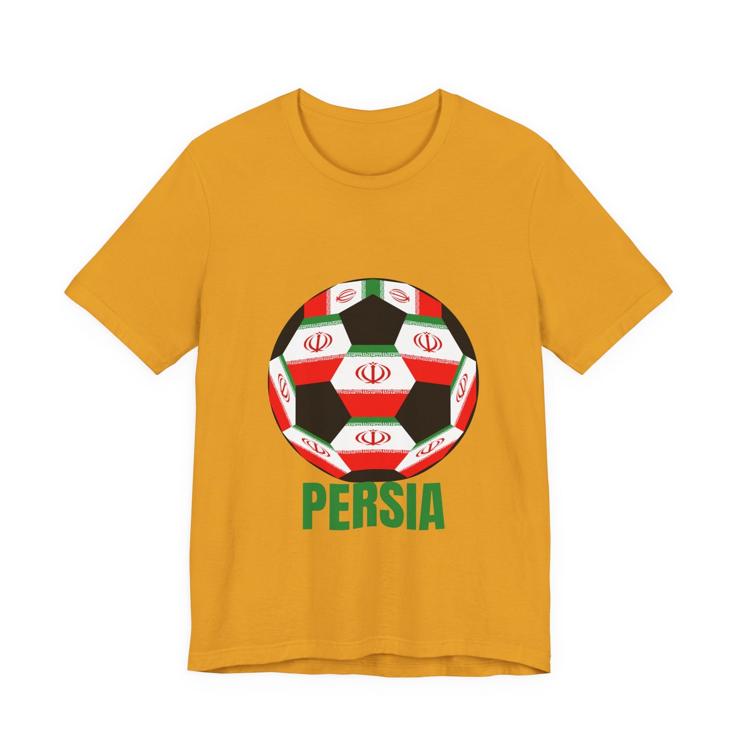 Persia Fan Specialty Soccer Ball Design T Shirt