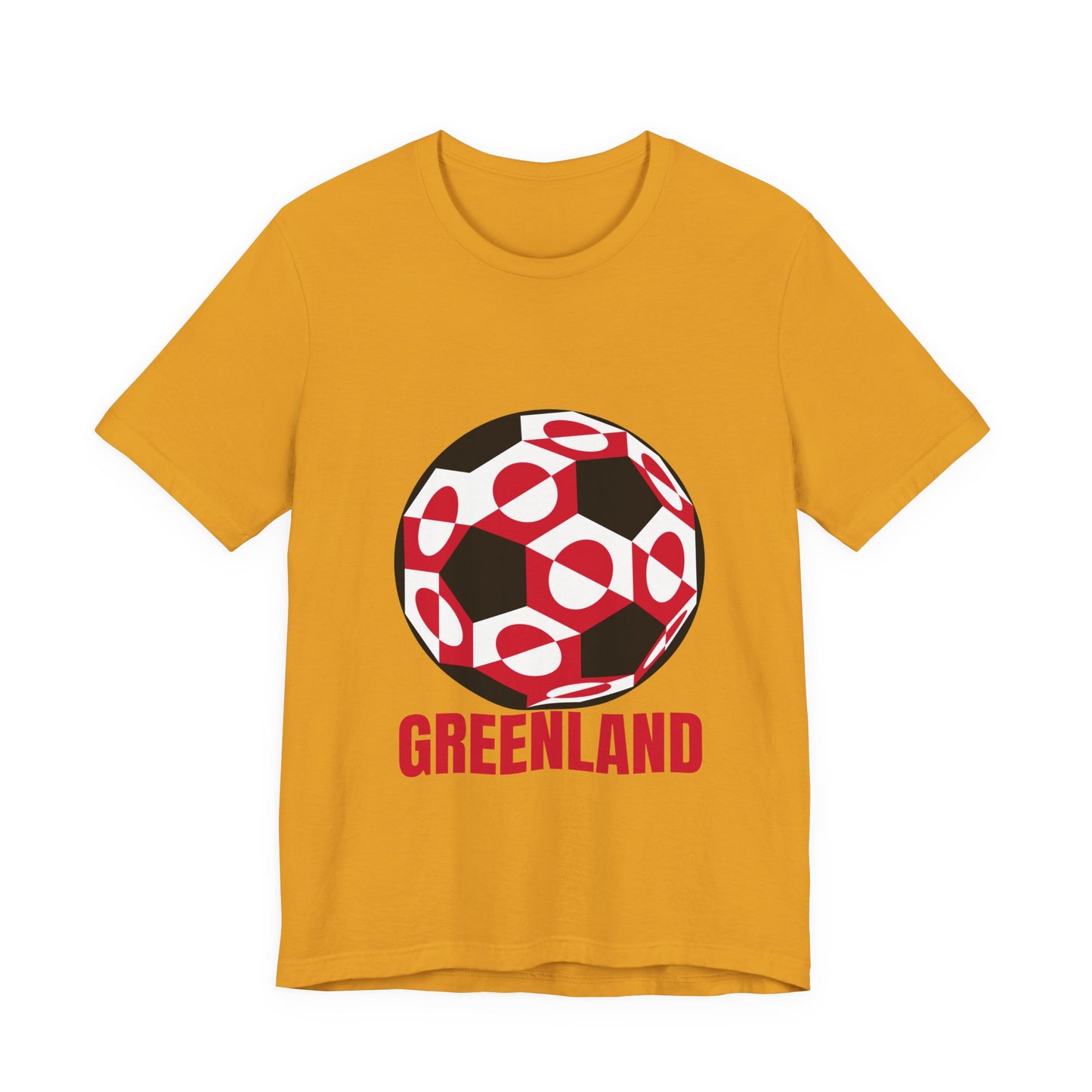 Greenland Fan Specialty Soccer Ball Design T Shirt