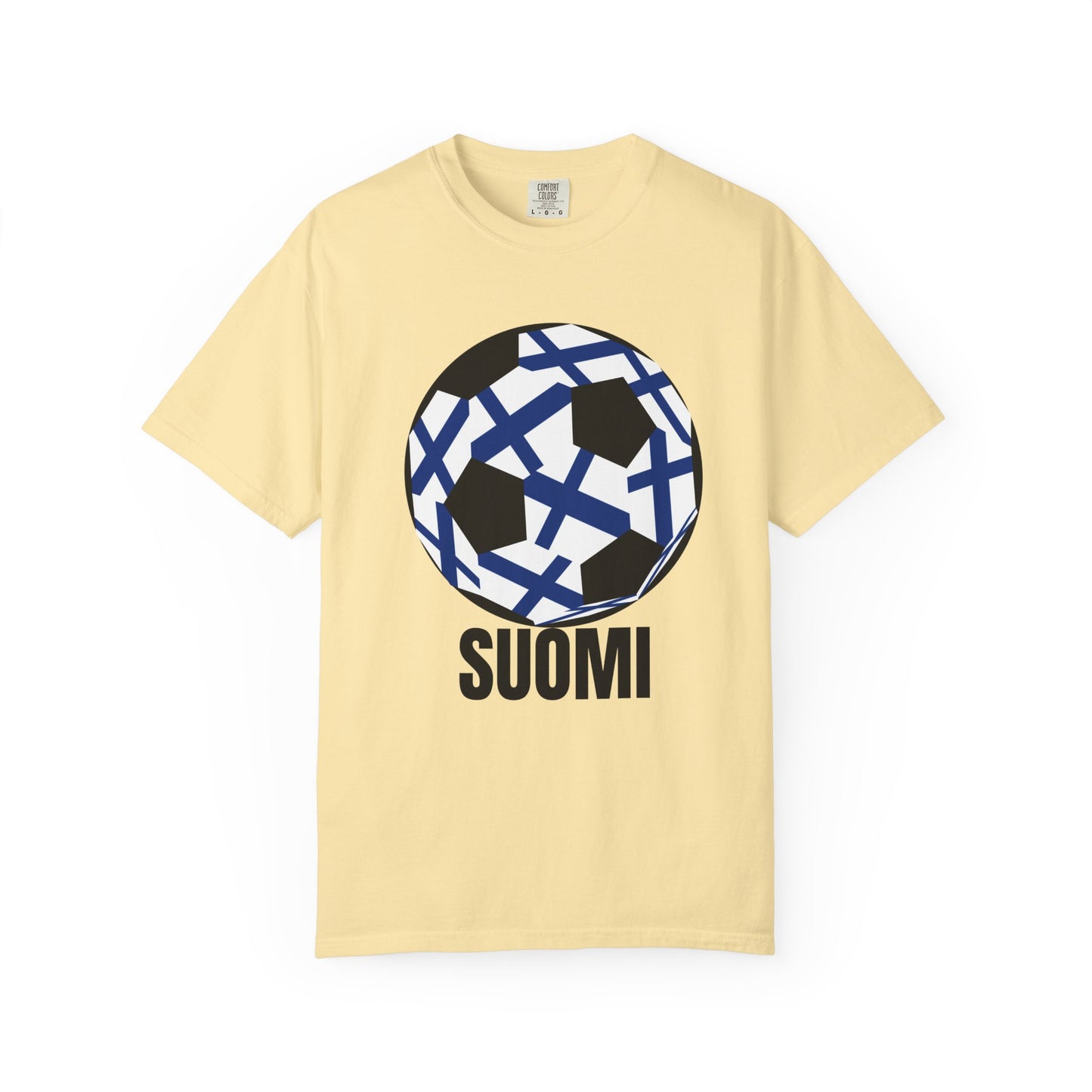 Suomi Fan Specialty Soccer Ball Design T Shirt