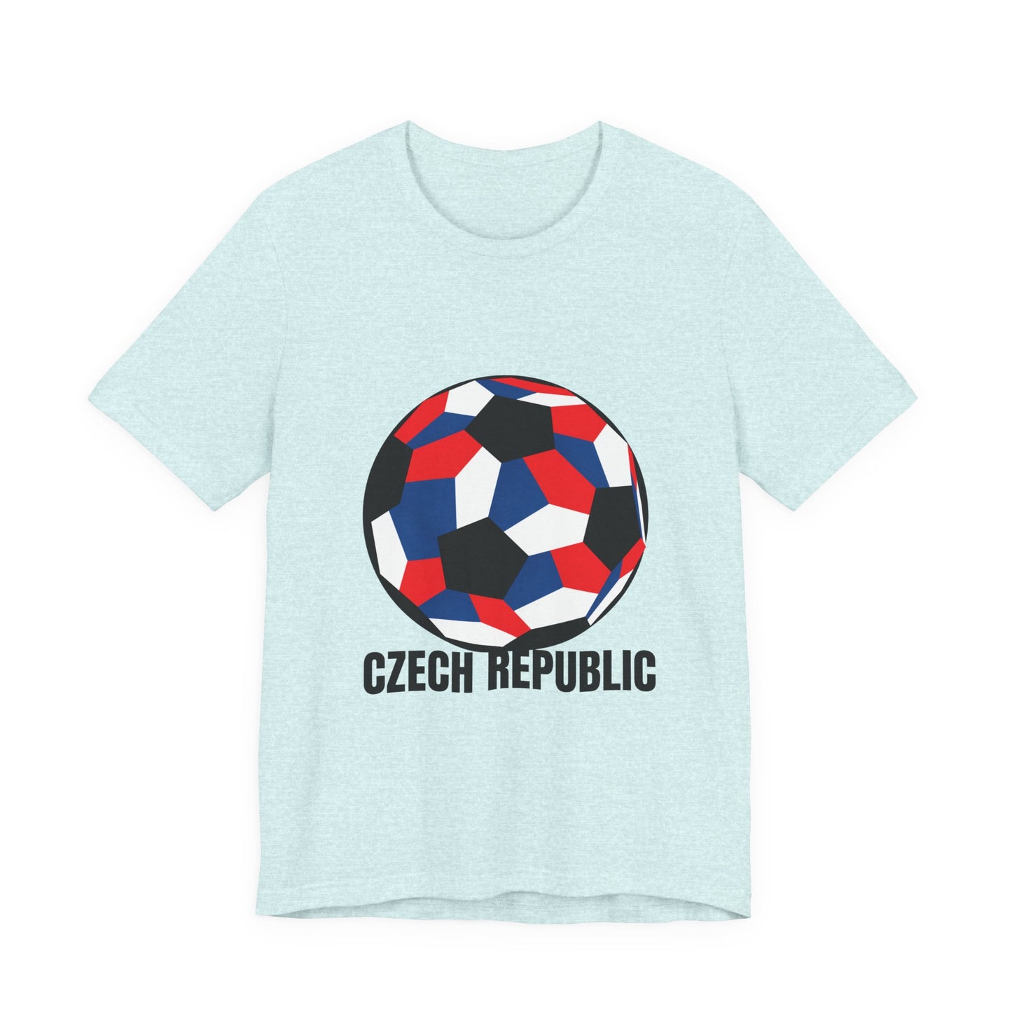 Czech Republic Fan Specialty Soccer Ball Design T Shirt
