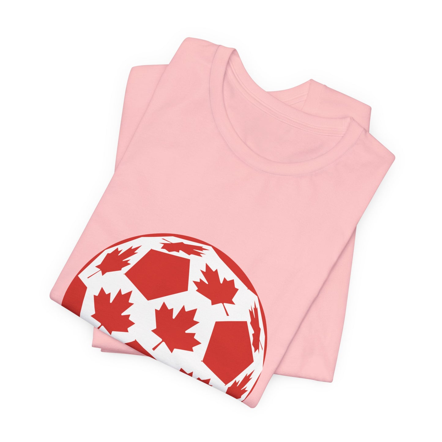 Canada Fan Specialty Soccer Ball Design T Shirt