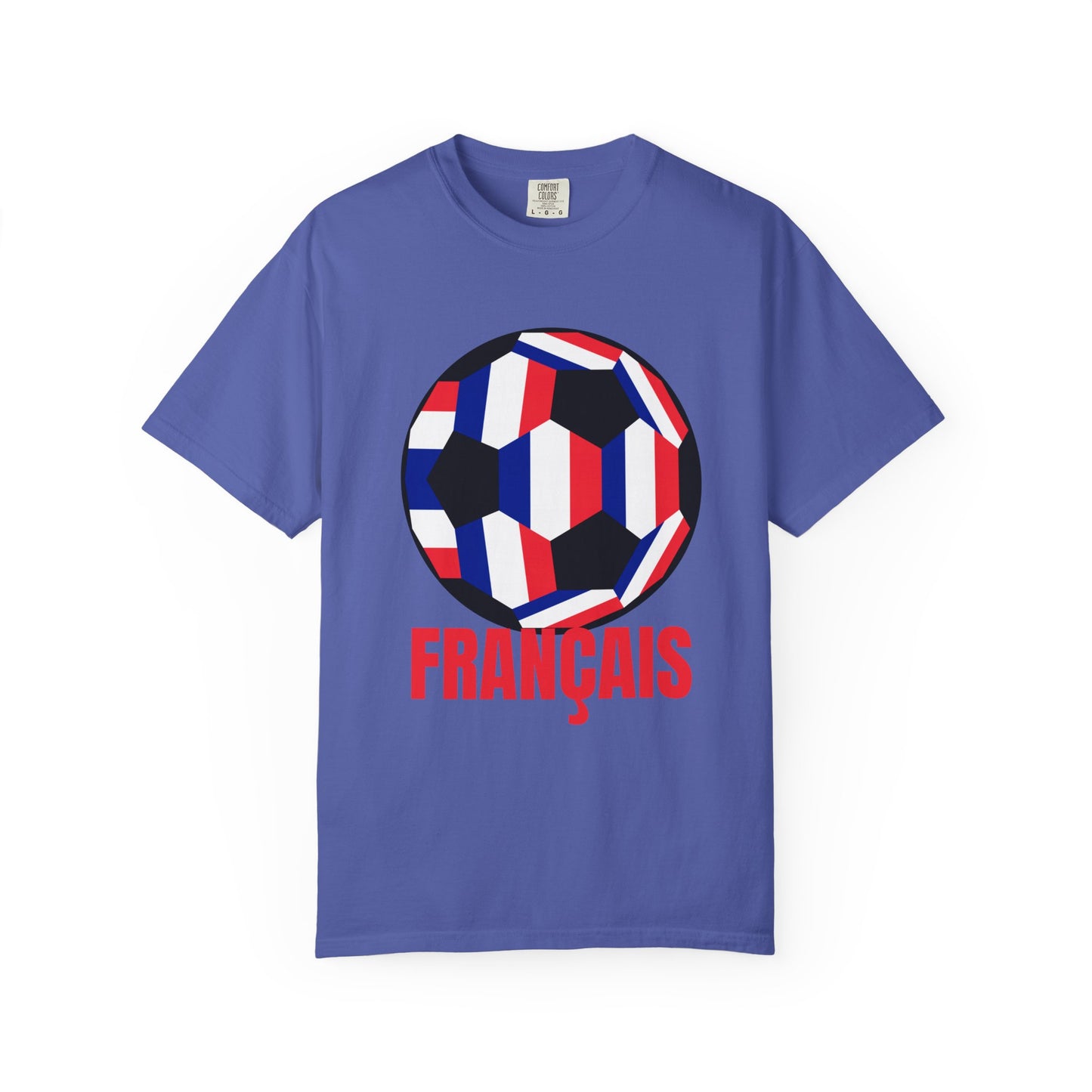 FRANÇAIS Fan Specialty Soccer Ball Design T Shirt