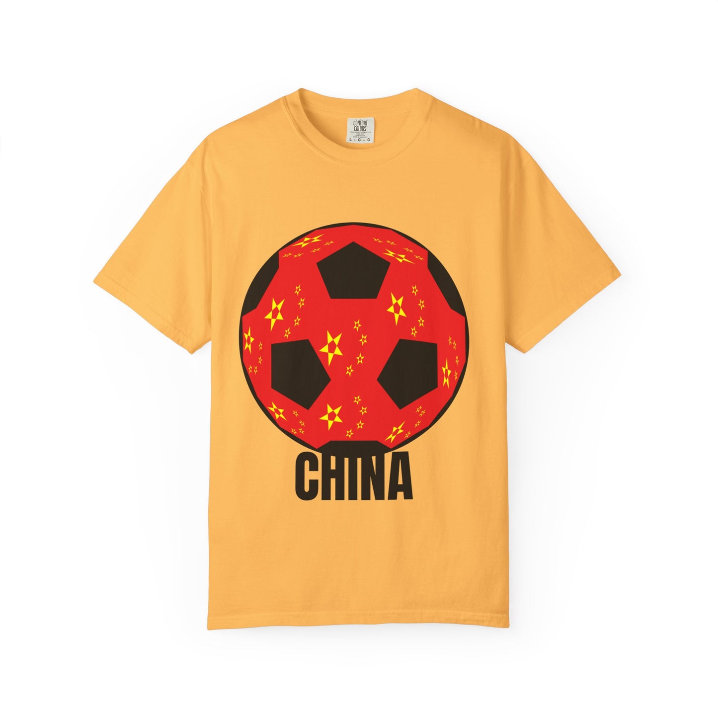 China Fan Specialty Soccer Ball Design T Shirt