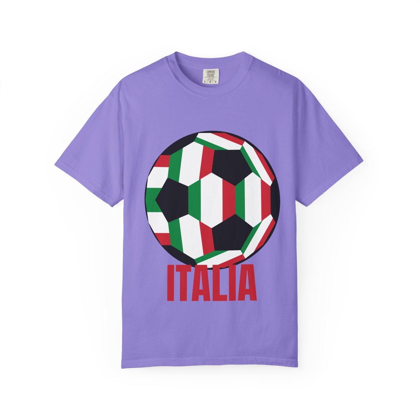 Italia Fan Specialty Soccer Ball Design T Shirt