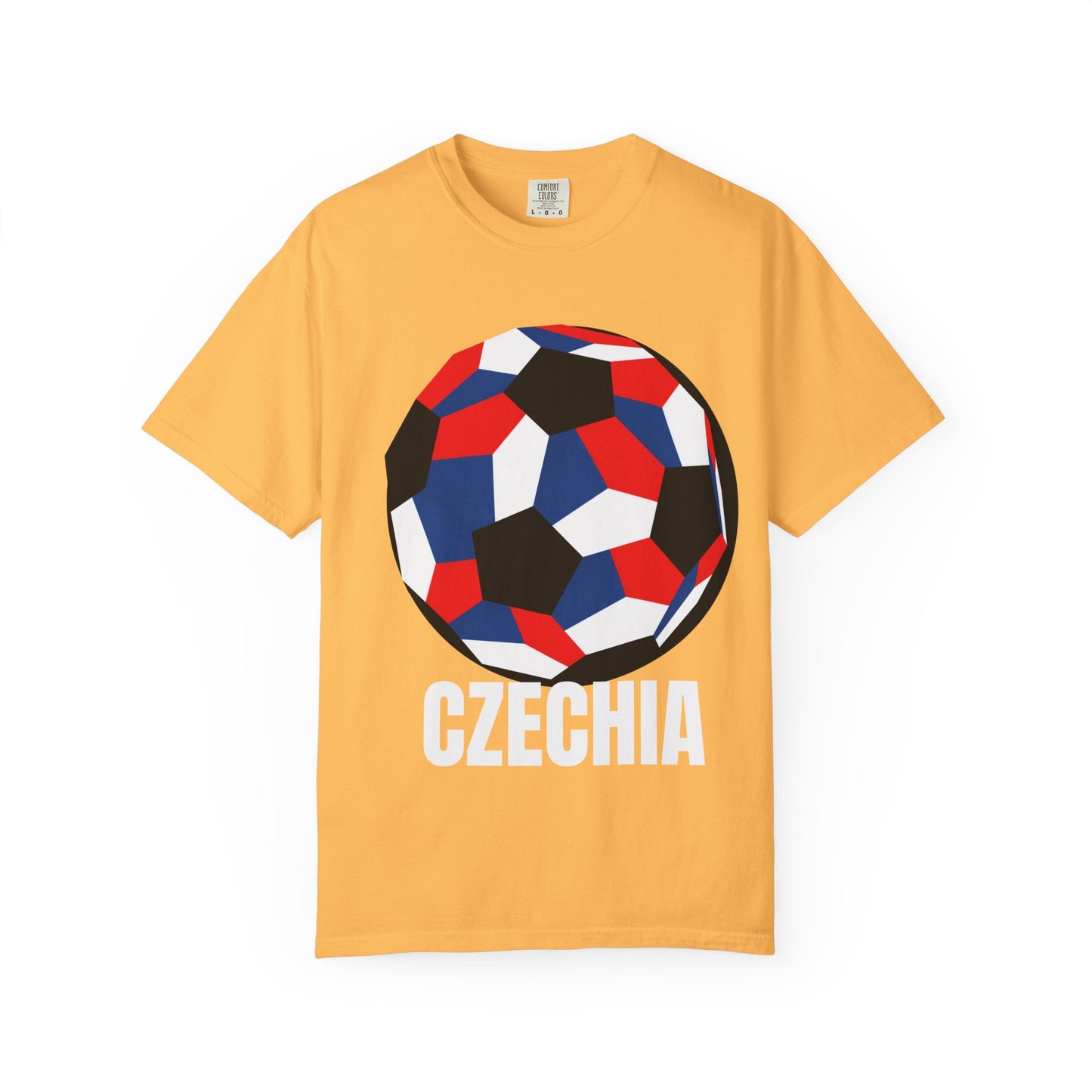 Czechia Fan Specialty Soccer Ball Design T Shirt