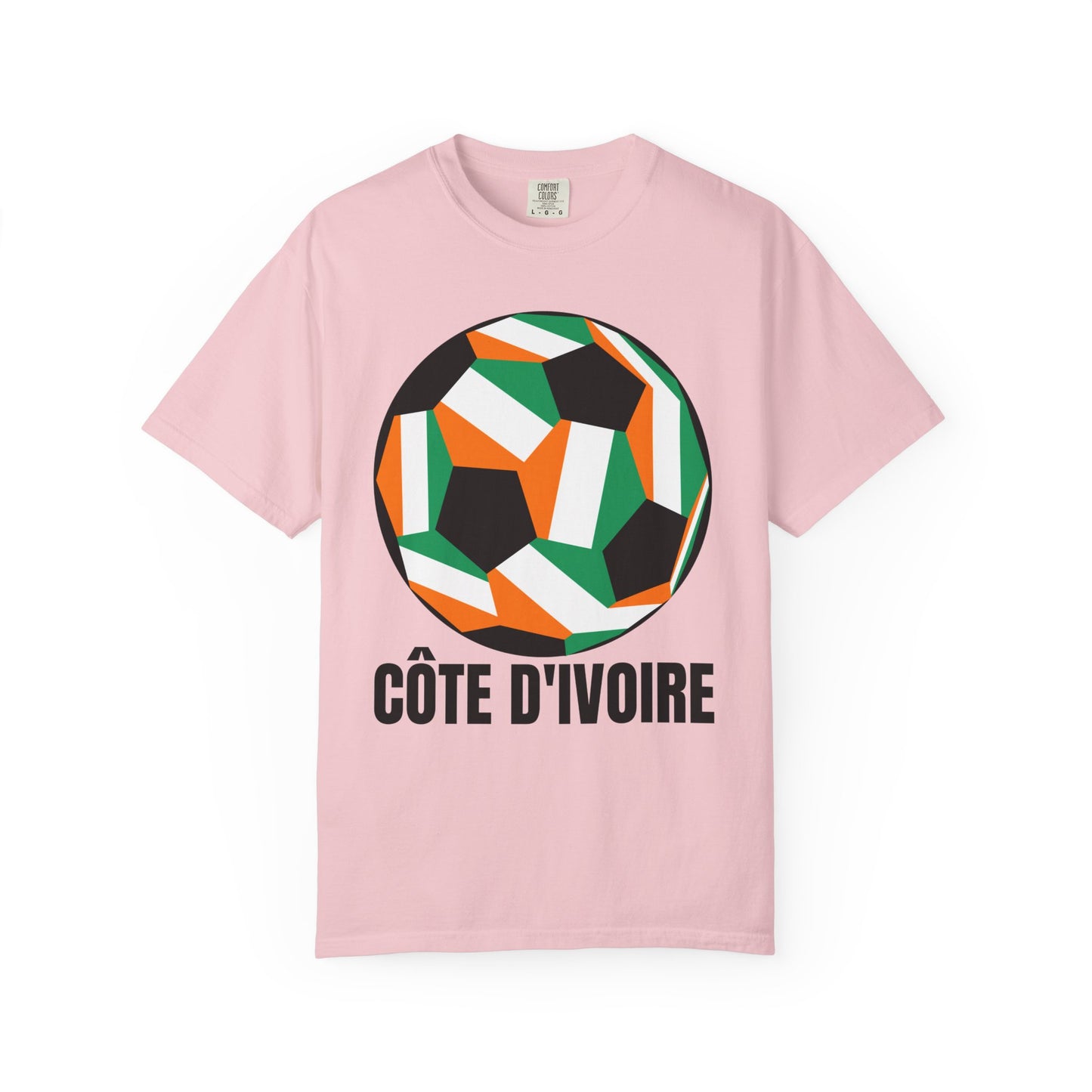 CÔTE D' IVOIRE Fan Specialty Soccer Ball Design T Shirt