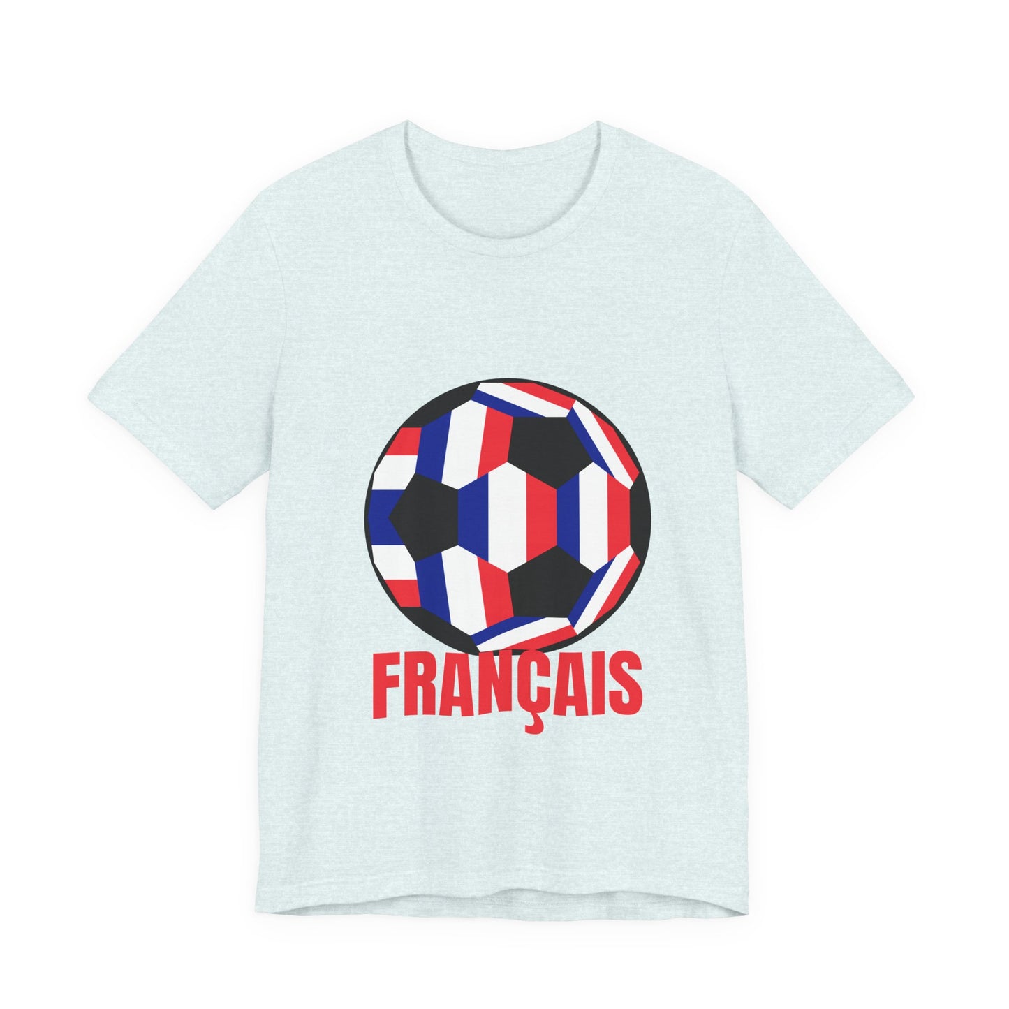 Francais Fan Specialty Soccer Ball Design T Shirt