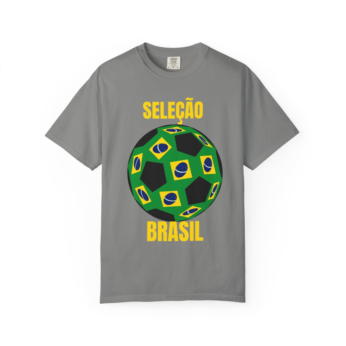 SELEÇÃO BRASIL  Fan Specialty Soccer Ball Design T Shirt