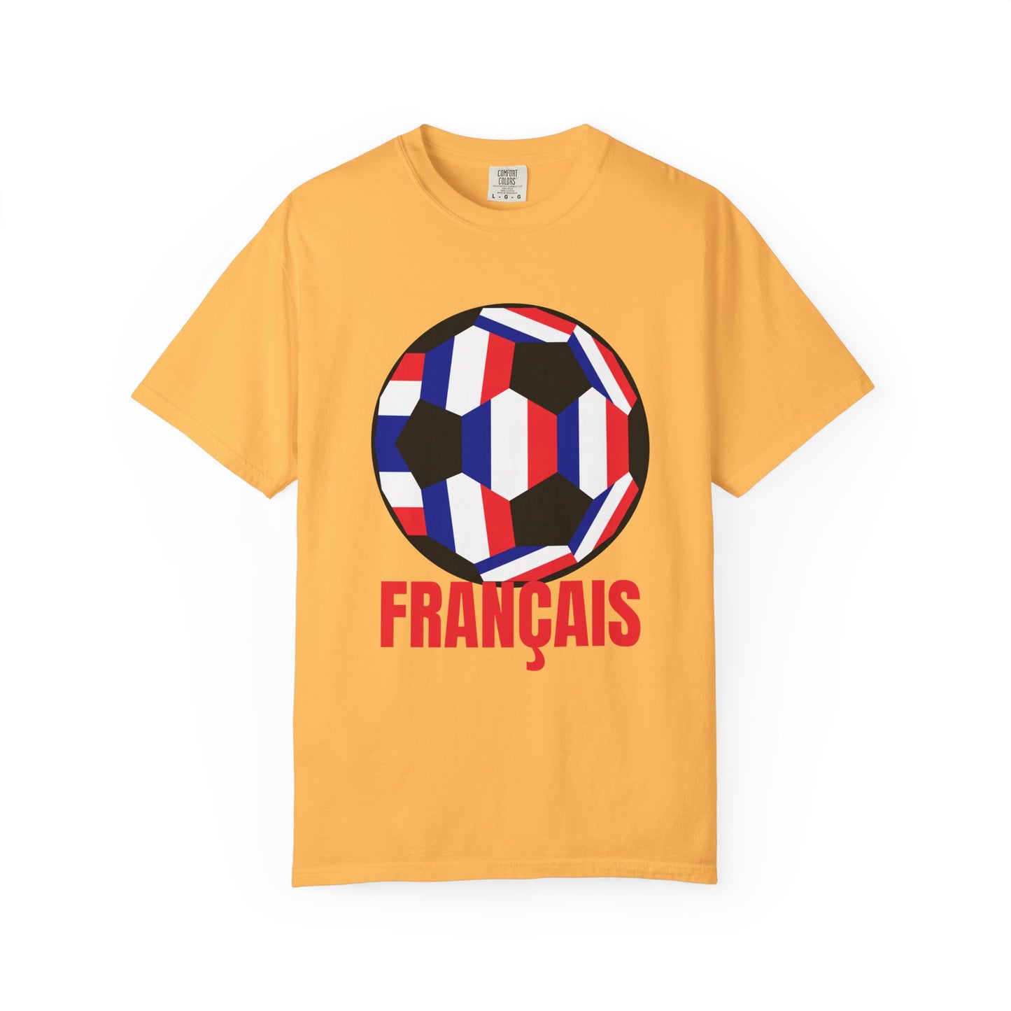 FRANÇAIS Fan Specialty Soccer Ball Design T Shirt