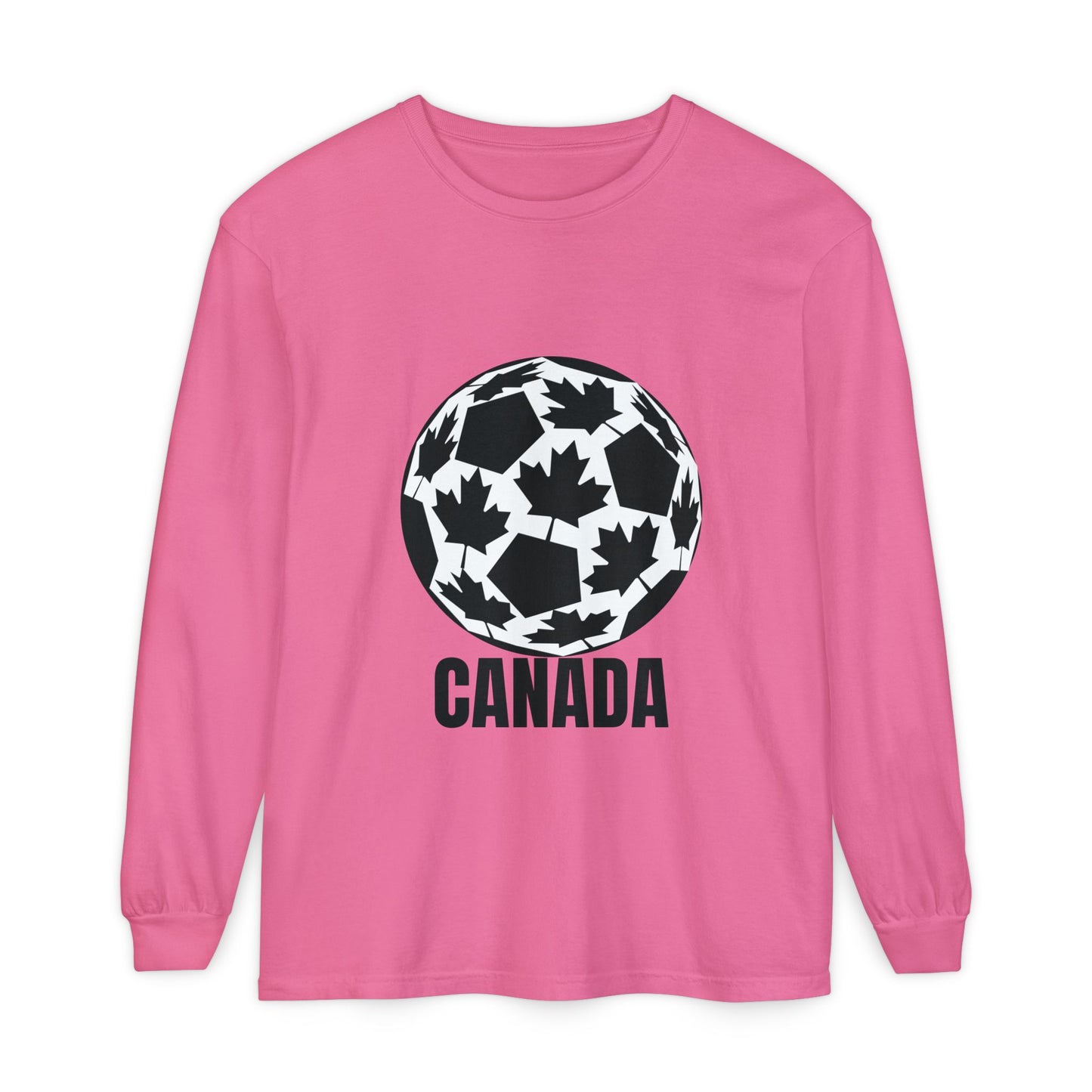 Canada Fan Specialty Soccer Ball Design Long Sleeve