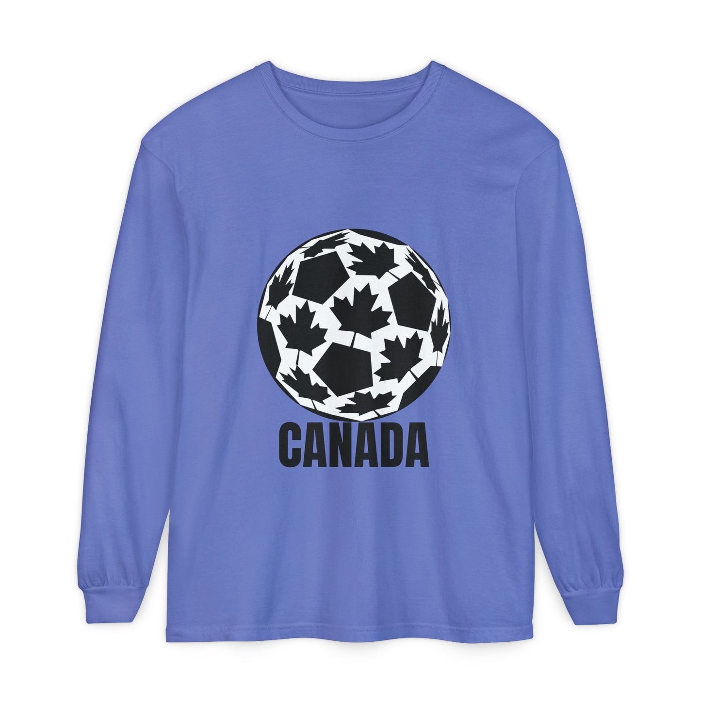 Canada Fan Specialty Soccer Ball Design Long Sleeve