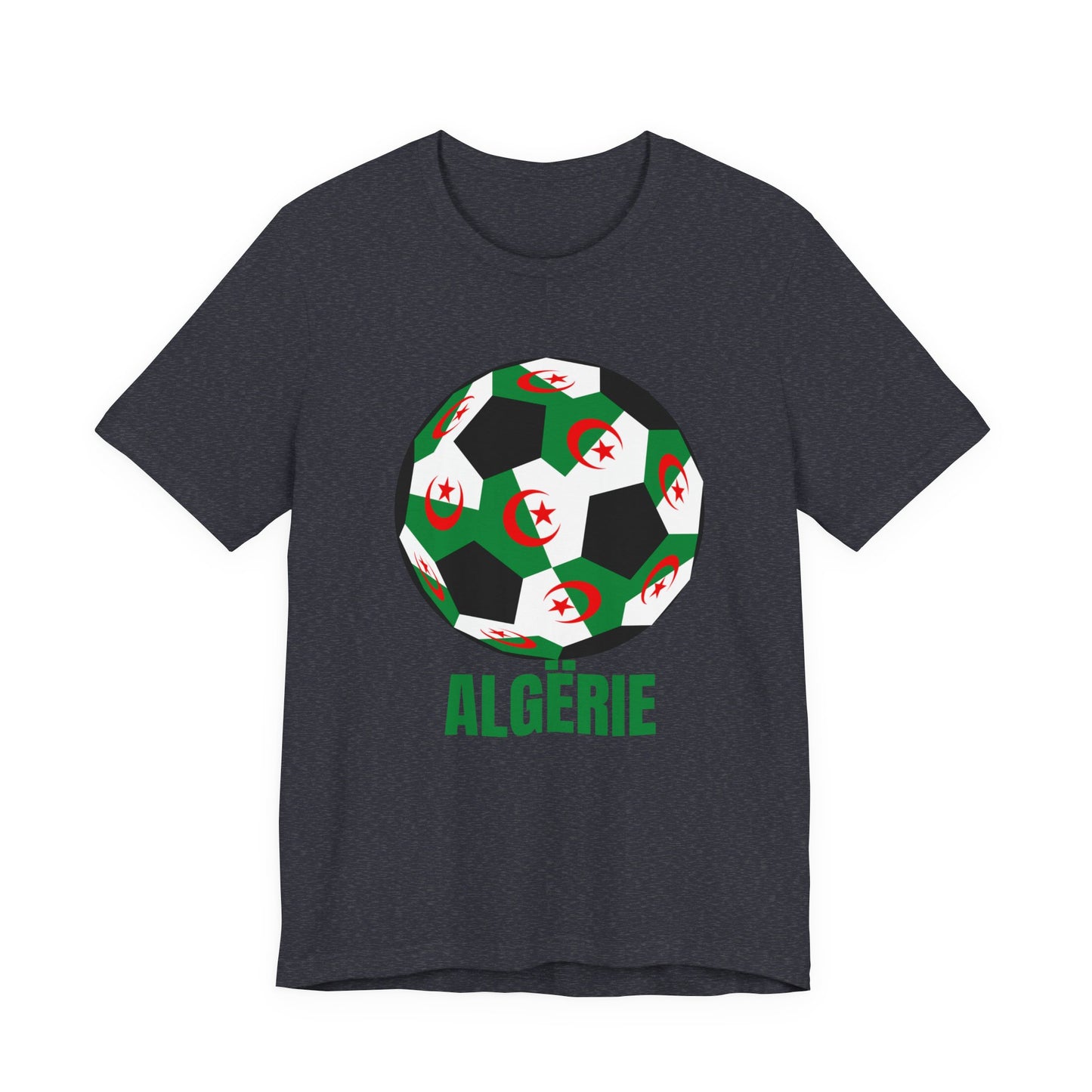 ALGËRIE Fan Specialty Soccer Ball Design T Shirt