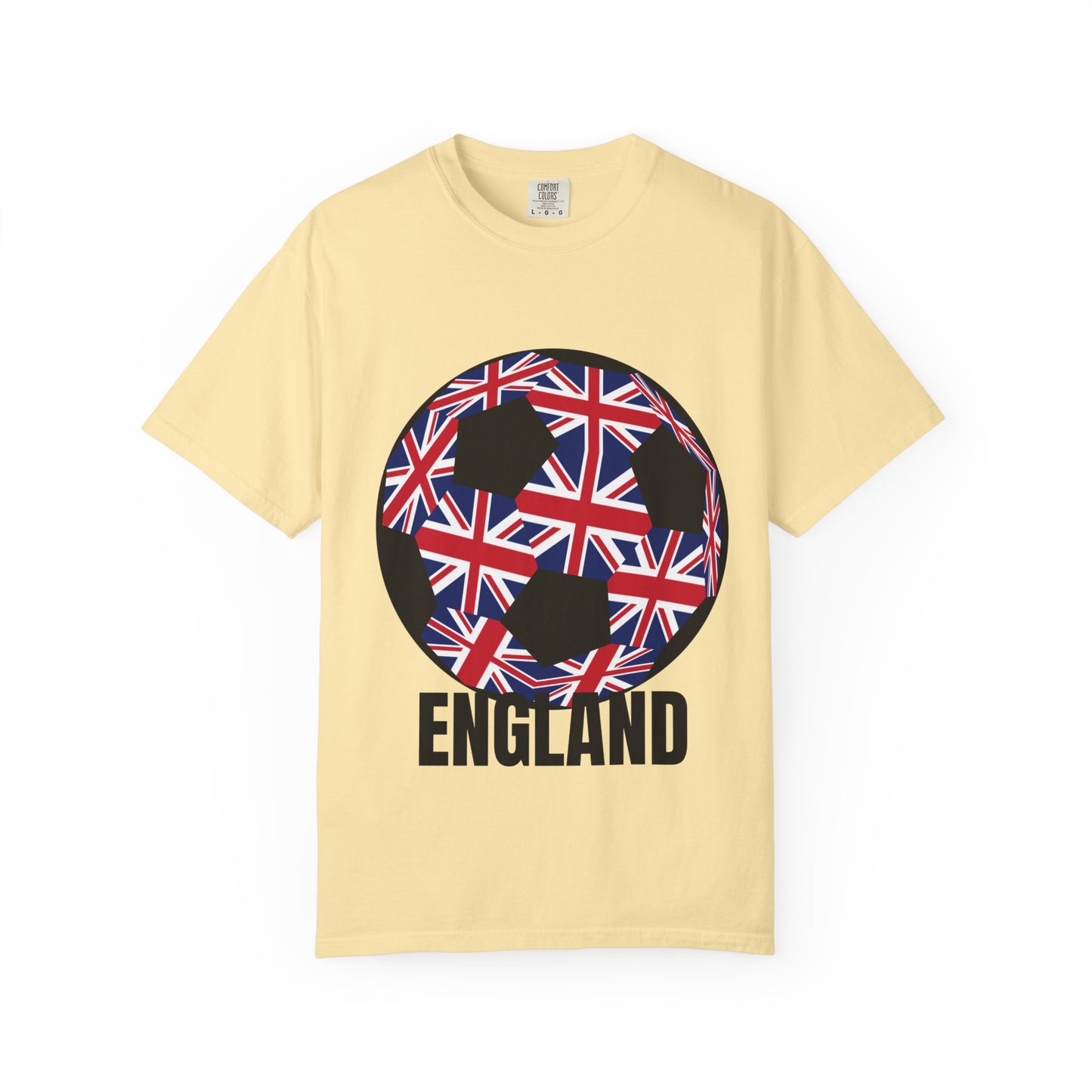 English Style Specialty Soccer Ball Design T Shirt