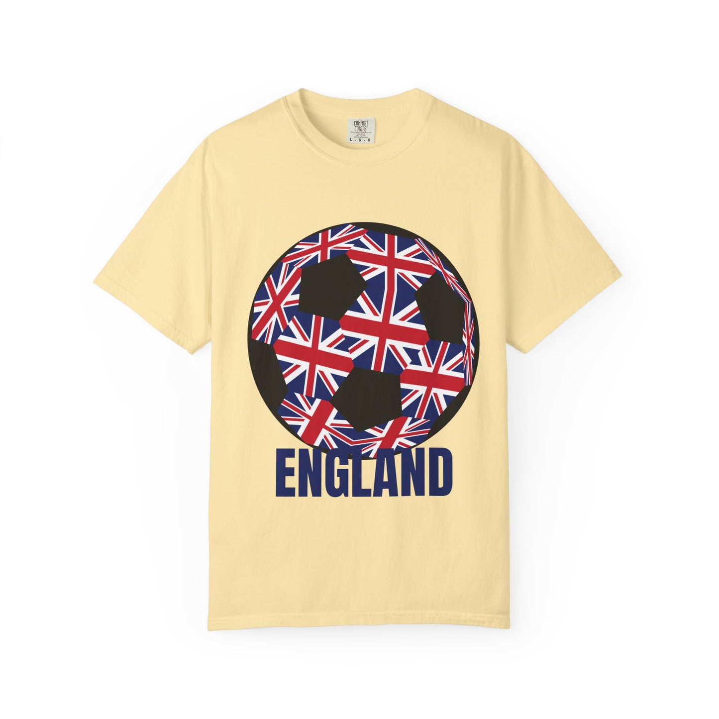 English Style Specialty Soccer Ball Design T Shirt