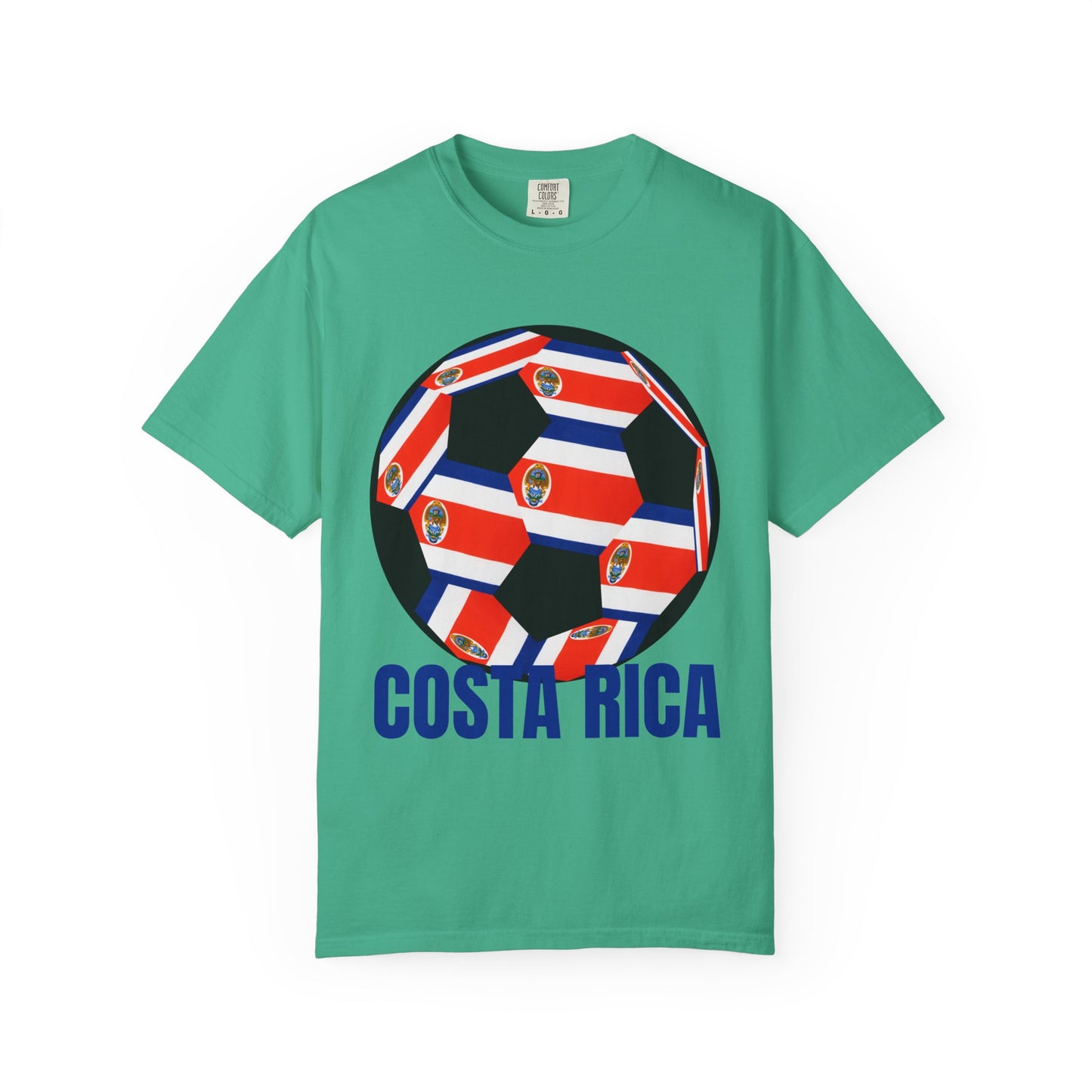 Costa Rica Fan's Specialty Soccer Ball Design T Shirt
