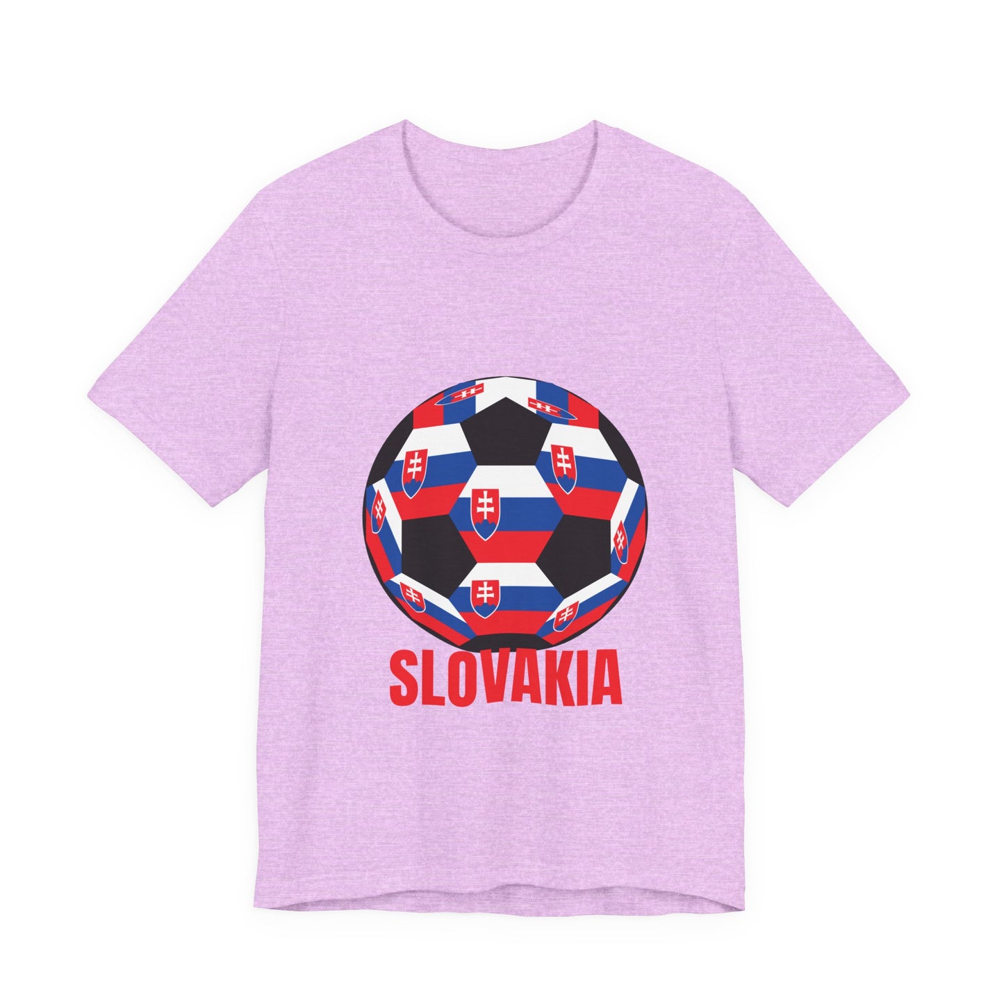 Slovakia Fan Specialty Soccer Ball Design T Shirt