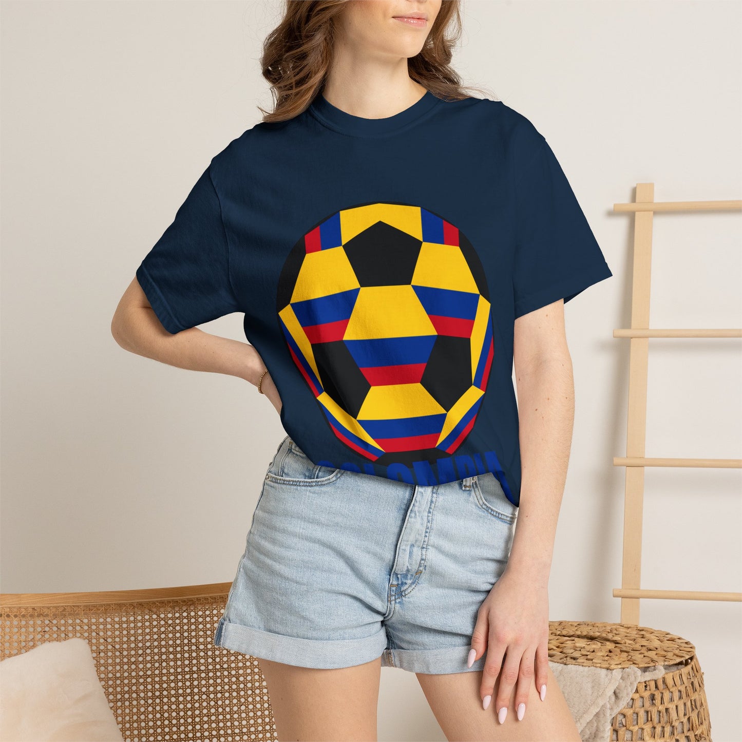 Columbia Fan Specialty Soccer Ball Design T Shirt