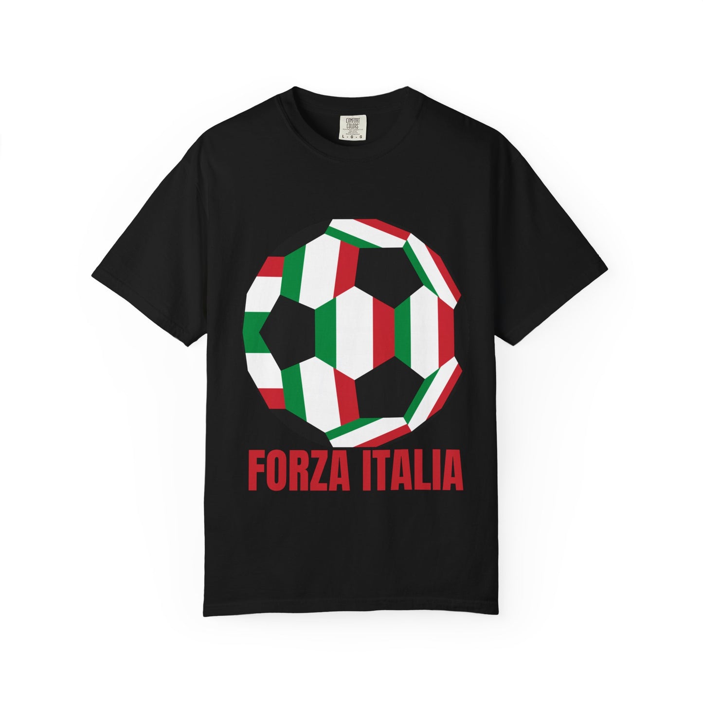 Forza Italia Fan Specialty Soccer Ball Design T Shirt