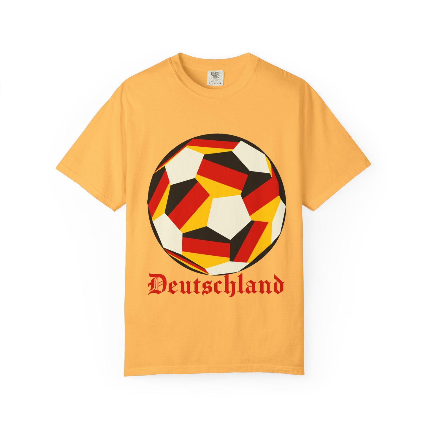 Deutschland Fan Specialty Soccer Ball Design T Shirt