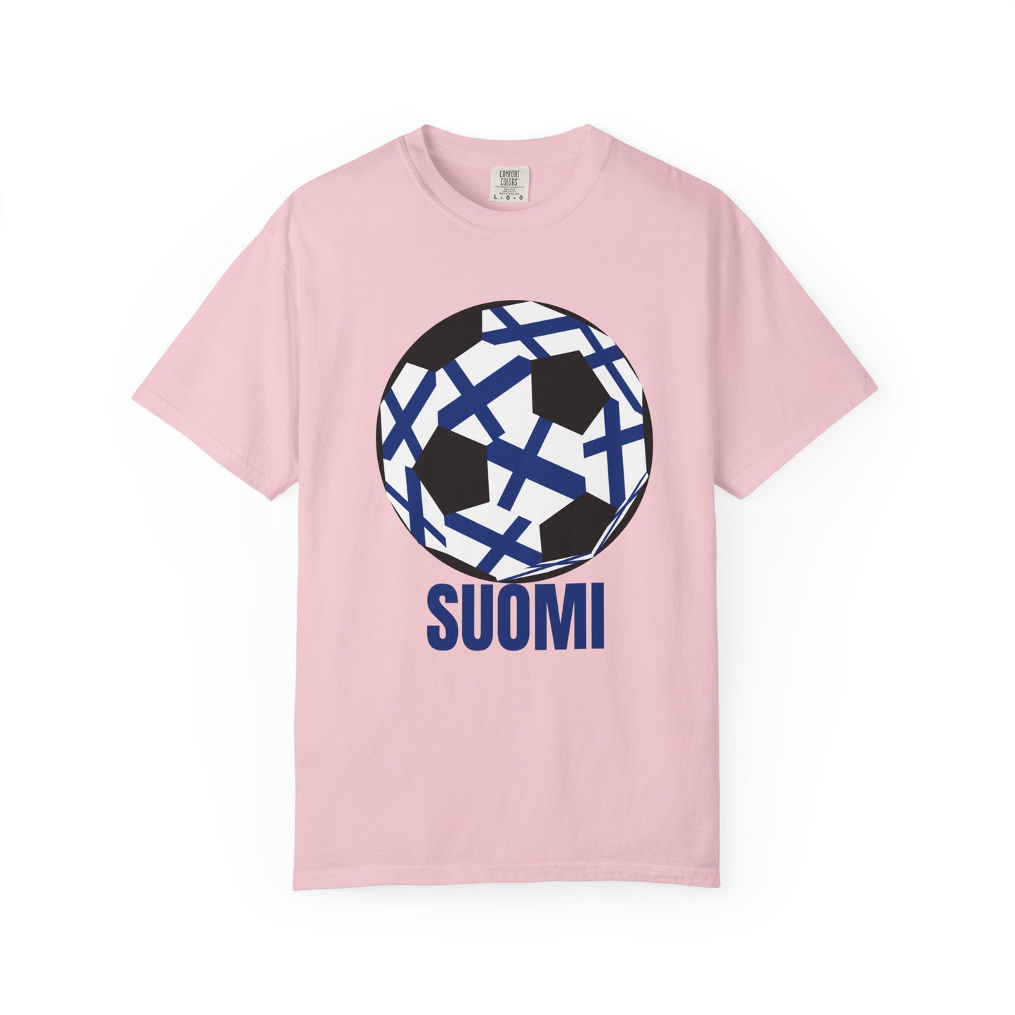 Suomi Fan Specialty Soccer Ball Design T Shirt